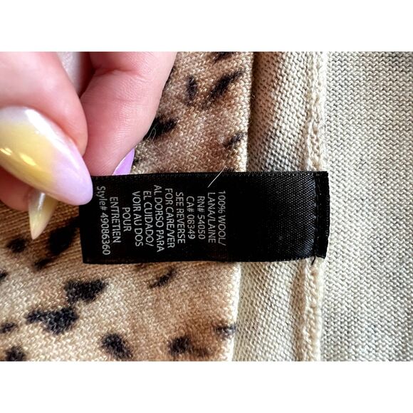 Rachel Roy I Designer Animal Print Knit Dress I Sweater Dress - Picture 8 of 8